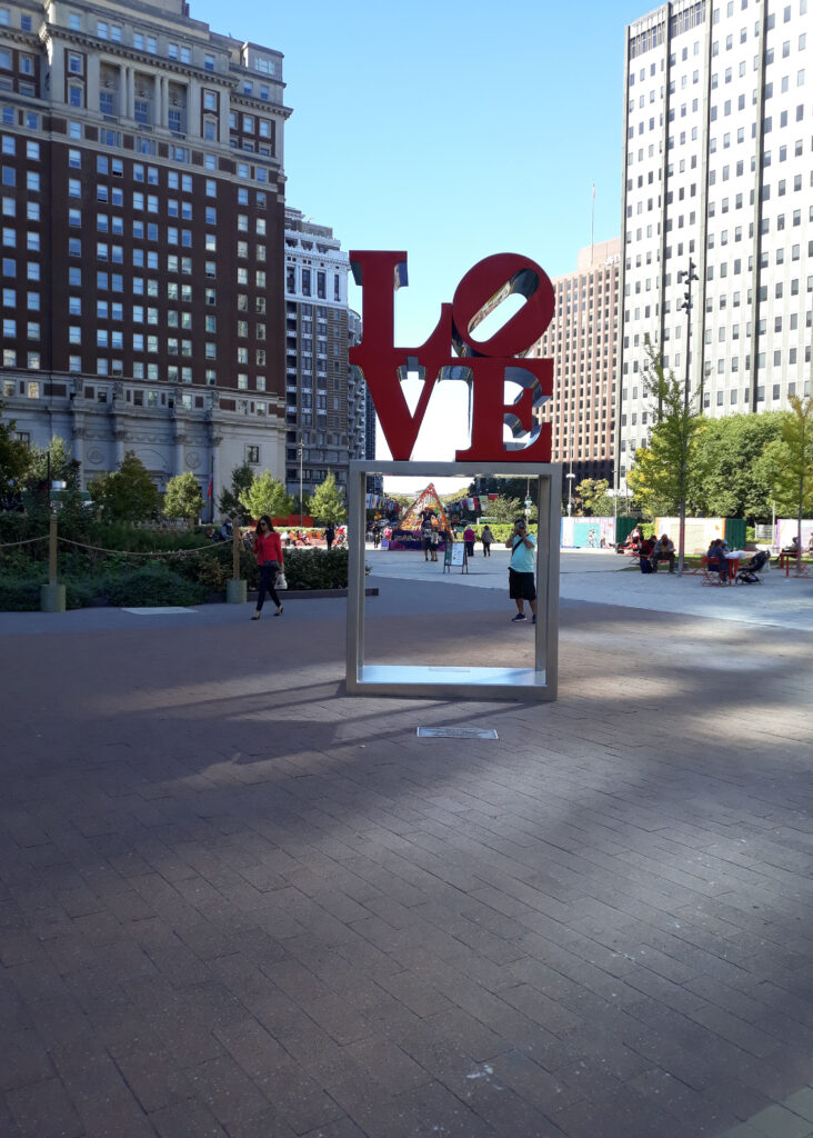LOVE sculpture