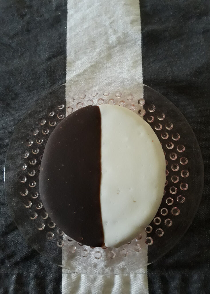 Black and white cookie
